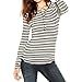 Lucky Brand Women's Chloe Stripe Thermal Top