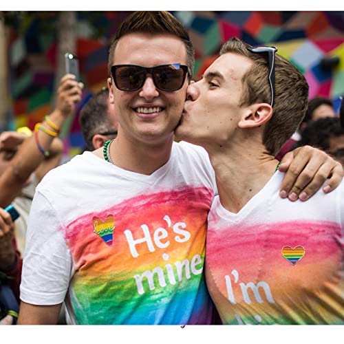 Image of 8Pcs Pride Pins Bulk for Gay Rainbow Pride Flag Pin Stuff Pride Jewelry for Women Men Gay Lesbian
