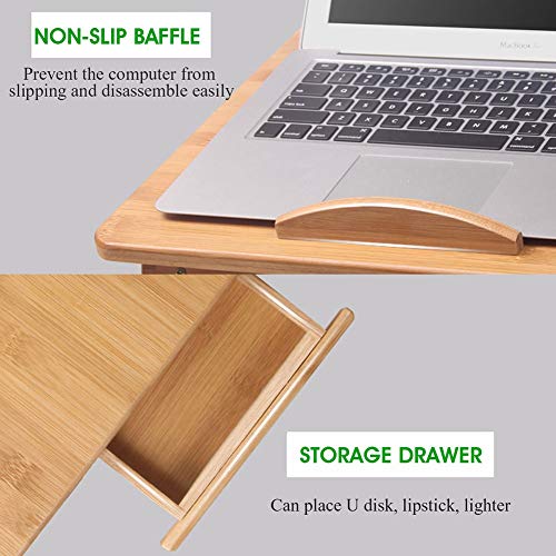 Support de tablettes en bois pliable pour soulager les douleurs de dos sur PC