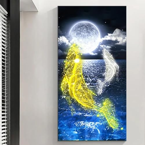 Affiches abstraites de baleine créant une ambiance zen et poétique dans votre chambre