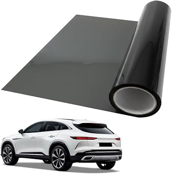 Ceramic Automotive Window Tint Film Roll -5% 15% 30% VLT Options,99% UV Rejection, Heat & Glare Reduction, Privacy Window Tint, See Out Not in 15% VLT, 20in X 10ft