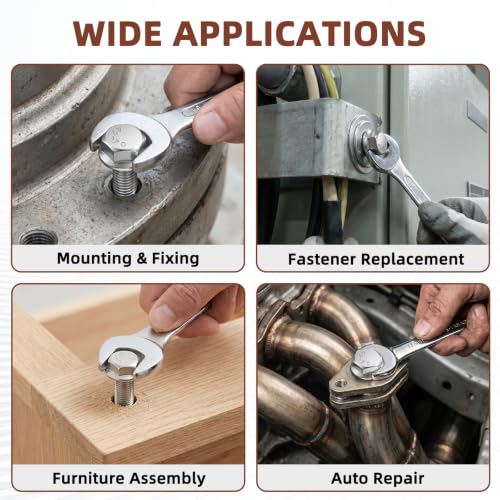 Image of Mellewell 1 /4-20 x 1-1 /2 inch Flanged Hex Head Bolts Flange Hexagon Screws, Stainless Steel A2, DIN 6921, 50 PCS