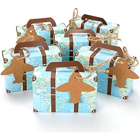 CNNIK Bolsas para Regalo de Alta Calidad - 100 Piezas de Mini Maletas Cover