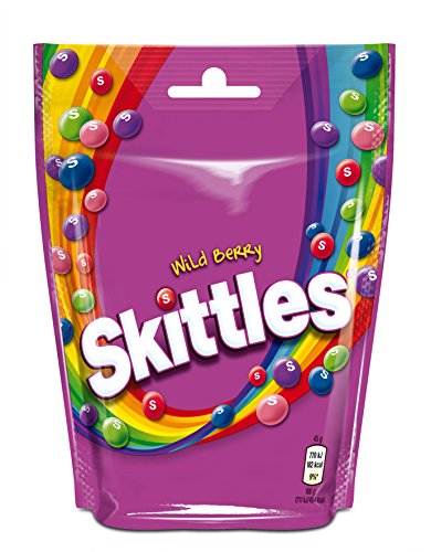 SKITTLES WILD BERRY - Bonbons enrobés goût Fruits des bois - Pochon 174g