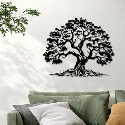 Xedatric Tree of Life Wall Art,Metal Tree Wall Decor in