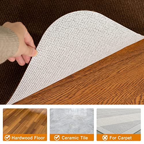 Office Chair Mat For Hardwood & Tile Floor, Computer Gaming Rolling Chair Mat, Under Desk Low-Pile Rug, Large Anti-Slip Floor Protector Rug, Easy To Clean,Coffee(48"X36") #TOP1