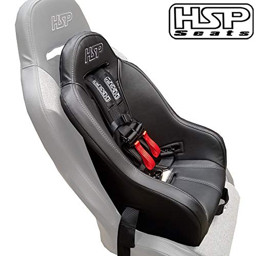 Hunter Safety Products UTV Booster Seat - Kids Seat with 4-Point Harness Slots for Polaris RZR, Can-Am X3, Apex, Honda Talon, Kawasaki KRX 1000, and Other Side by Side UTVs (SEAT ONLY)