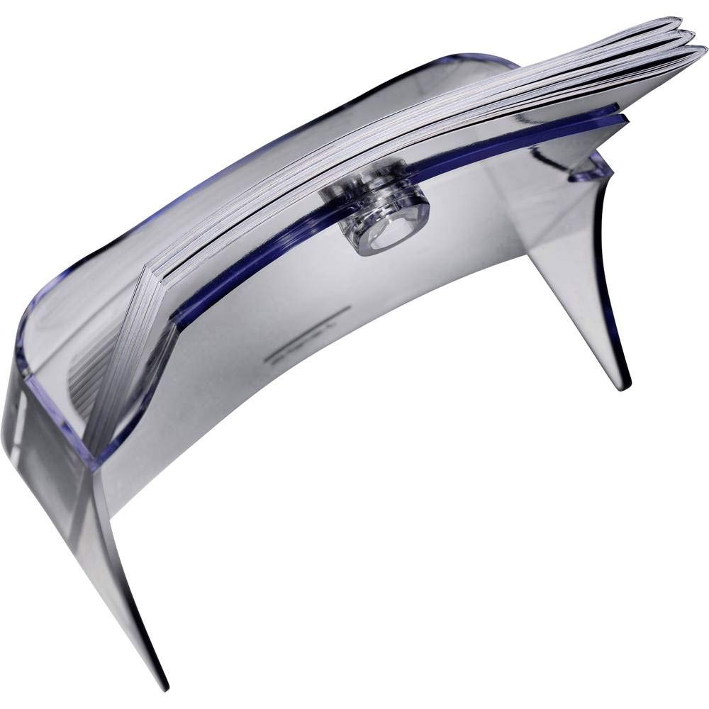 Portabiglietti Da Visita SIGEL In Acrilico Trasparente - Capacità 80 Biglietti - Design Elegante - Foto 5