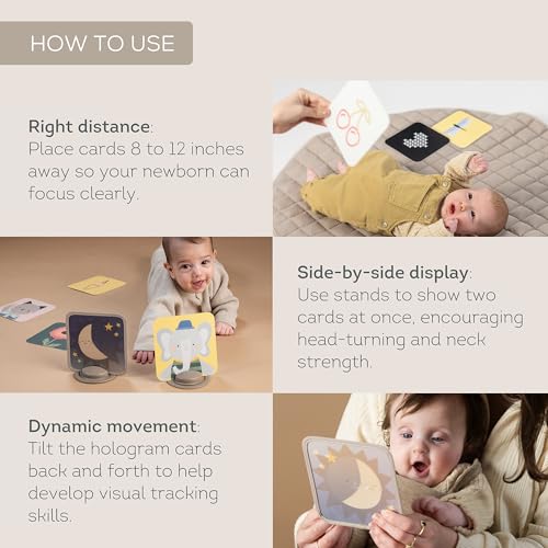 Taf Toys My 1st Discoveries Flash Cards - Contrast Cards for Infants 0-6 Months, Black & White Cards for Newborns, High Contrast Baby Cards - Cognitive Growth & Tummy Time Visual Development 40 images - Image 9