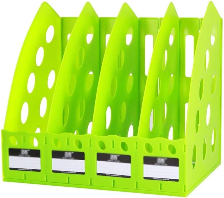 Magazine File Holder,Desk Organizer for Office Organization and Storage,33.5x25.1x28.2cm(Gray)