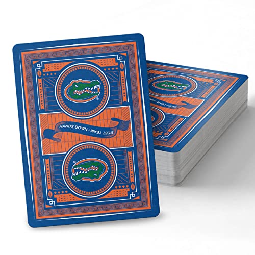 Image of YouTheFan NCAA Officially-Licensed Playing Cards - Original Artwork on All face Cards and Jokers - Team's Official Colors - Quality Linen Texture - Designed in The USA