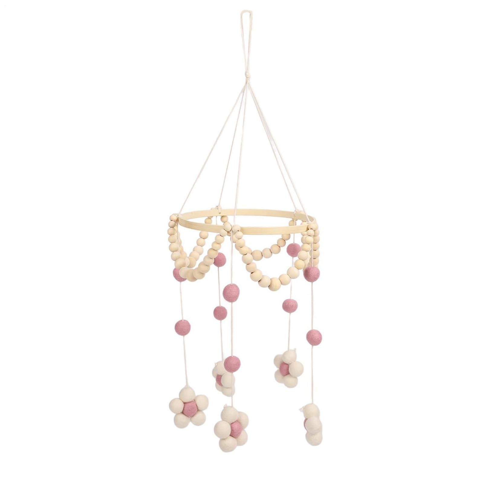 Boîte à musique pour cloches bébé et jouet de lit rose - 8