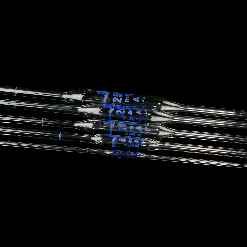 NORMAX Pipeta aforada CLASE A 1 aforo graduación en AZUL (10ml)