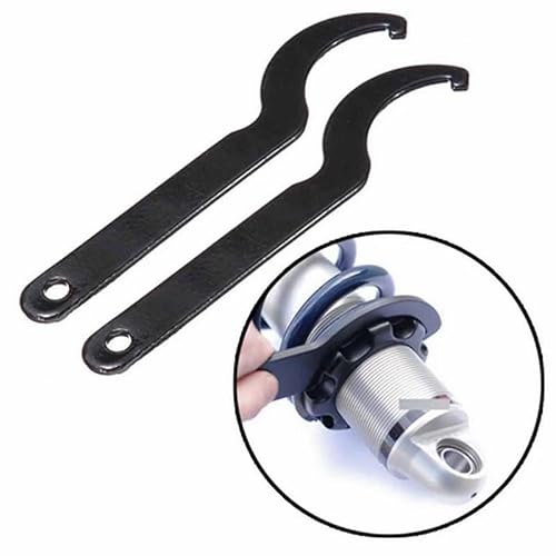 H-YEEU 2Pcs Universal Motorcycle Shock Absorber Pre Load Spanner Wrench Tool Fit for Honda Kawasaki Yamaha ATV Snowmobile Dirt Bike Motocross