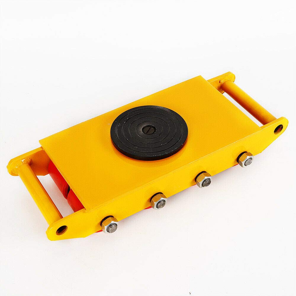 OUKANING 12T ruota carri armati rigide ruote pesanti 26400 lbs scooter industriali Mover giallo