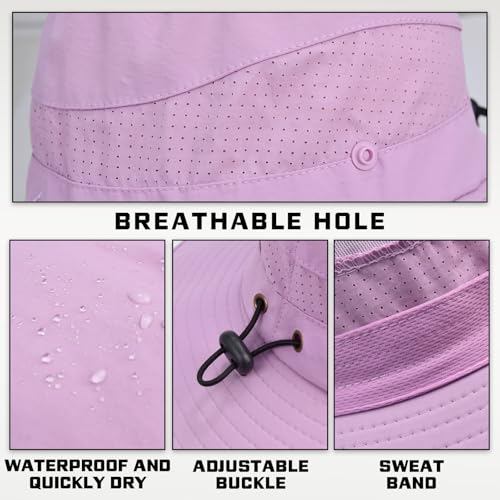 Image of Sun Hats for Men Women, UPF 50+ Protection Fishing Hat with Neck Flap