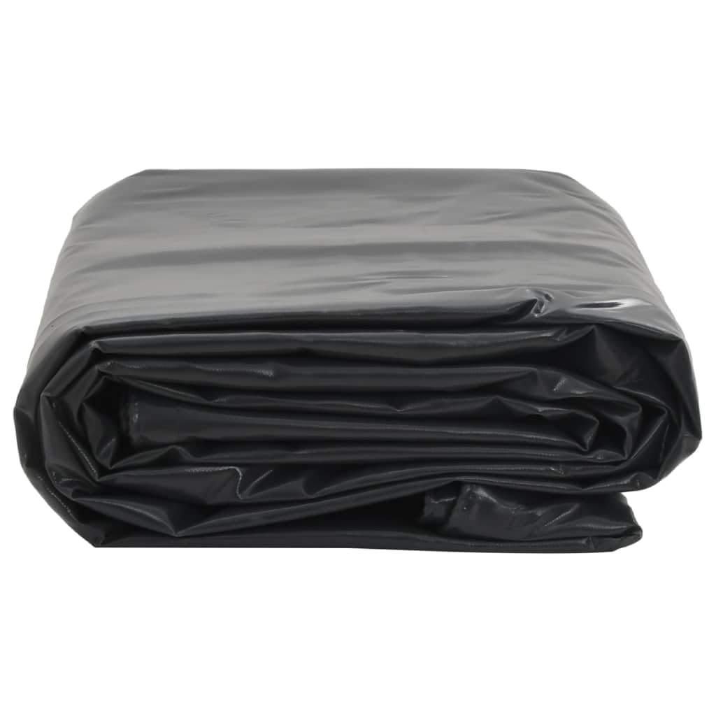 Telone di copertura, antracite, con rivestimento in PVC, 3 x 4 m, 650 g/m², resistente alle intemperie, impermeabile, resistente ai raggi UV, resistente alla muffa, con occhielli, per