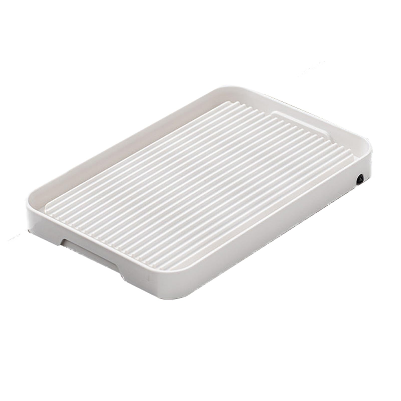 Melamine Tray,Rectangular Teacup,Double-layer Storage Rack,Removable Drain Board,Suitable for Storing Teaware(Color1)