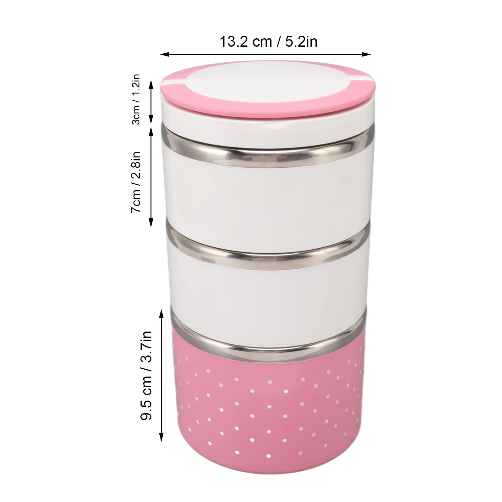 Snackboxen  3 Stuks  - Stapelbare Bentoboxen Met 4 Compartimenten Herbruikbare Lichtgewicht Lunchcontainers Voor Kinderen En Volwassenen Gsl