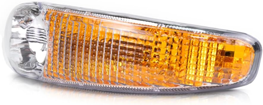 CarLights360 For 2001-2005 GMC Yukon Park/Signal/Side Marker Light Assembly Driver Side | Includes Running Lamps | Denali | For GM2520182 | 15199554