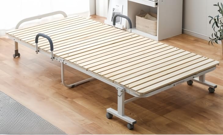 Amazon｜折りたたみベッド 折り畳み ベッド 耐荷重300kg 床傷防止PU