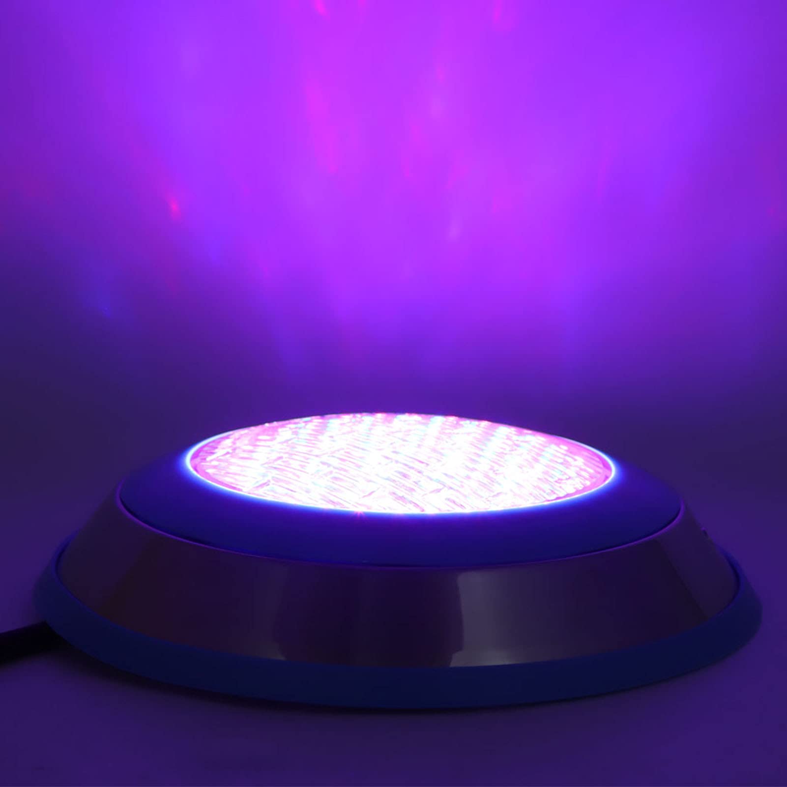 Garosa Lampada Subacquea in Acciaio Inossidabile IP68 Impermeabile, Lampada Subacquea a Parete a LED da 15W per Fontane da Piscina, Controllo RGB con Telecomando, Voltaggio Sicuro AC12V