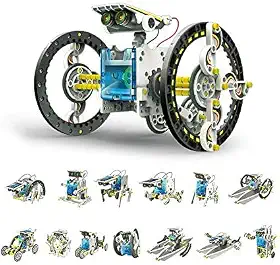 Green Energy Solar Robot 14 em 1 STEM educacional