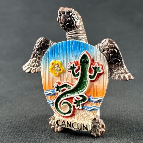 Imán decorativo para nevera con diseño de gecko tropical miniatura 3