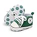 Hanyixue Zapatos para bebé La Zapatilla de Deporte Antideslizante del Zapato de Lona de la Zapatilla de Deporte para 3-6 6-12 12-18 M (0-6 Meses, Green)