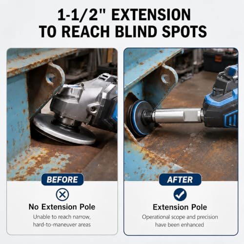 Image of Airway Buff Extender, Airway Buffing Wheel Extension Shaft,5 /8 inch-11 Thread