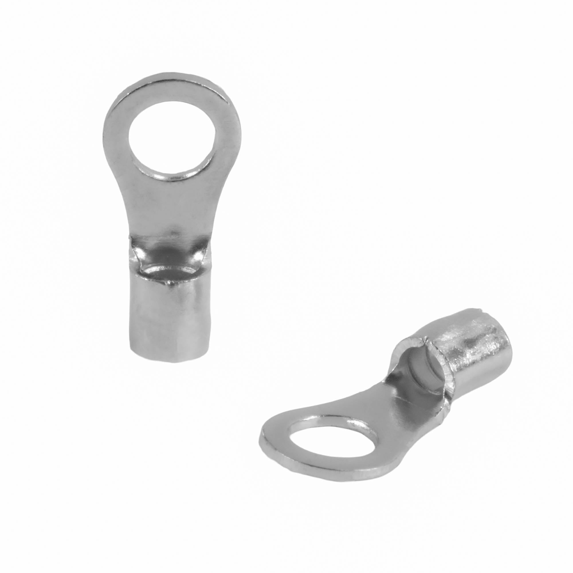 SeKi 14034 1.5-2.5 mm2, M4, 25 Pcs Ring Terminal, Silver