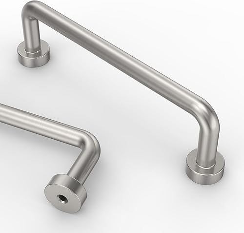 Asidrama Paquete de 10 manijas de gabinete de cocina de latón antiguo de 5 pulgadas (5.039 in), tiradores retro vintage para gabinetes de cocina,