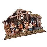 Tamaño real: 40 x 13 x 26 cm, hecho a mano de resina y madera respetuosos con el medio ambiente