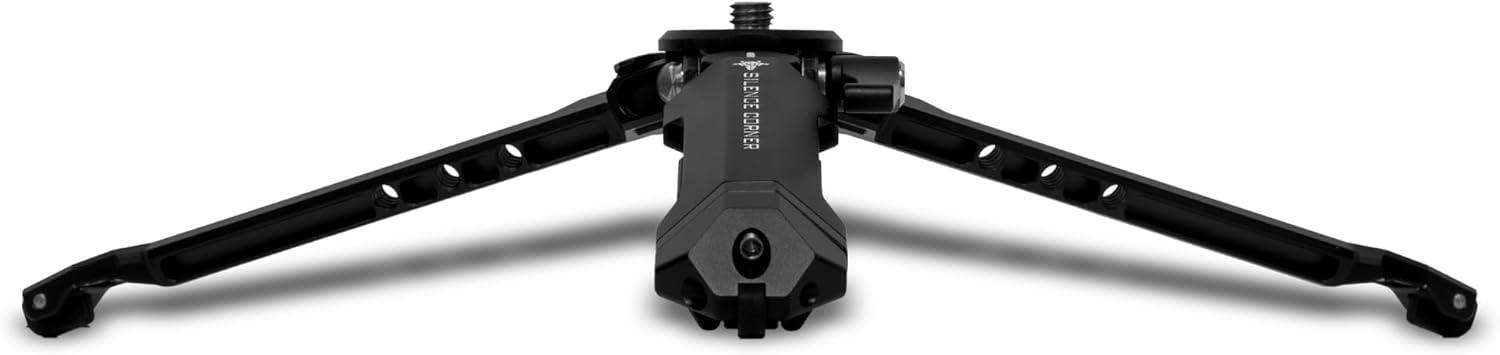 Silence Corner Mambapod Tabletop Tripod Legs – Multifunctional Folding Clamp for Pole Mounting, Hook Hanging & Desktop Use, Dual-Angle Design, Wide Camera & Accessory Compatibility