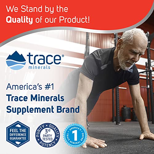 Trace Minerals | Blood Pressure Support Magnesium Powder Drink Mix | Supports Normal Cardiovascular And Cirulatory Health | Natural Orange Mango Flavor | 30 Servings, 5.3 Oz Jar #TOP5