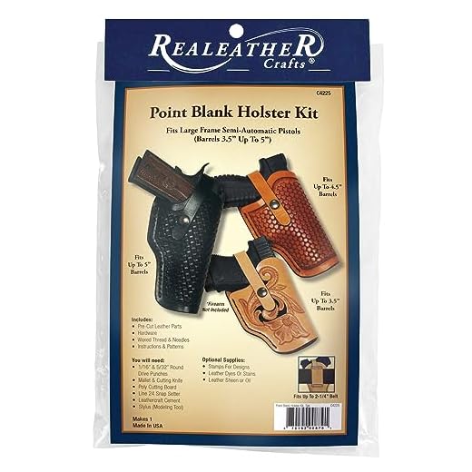 Realeather Crafts Point Blank Holster Kit, 2 1/4”
