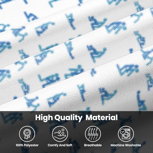 Funny Golf Shirts for Men,Lightweight Casual Hawaiian Shirts,Moisture-Wicking Short Sleeve Collared Shirt4