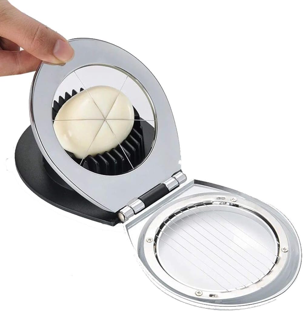 Egg Cutter, Egg Cutter, Egg Slicer, 2 Modes, Stainless Steel, For Home Use, Commercial Use : Home & Kitchen