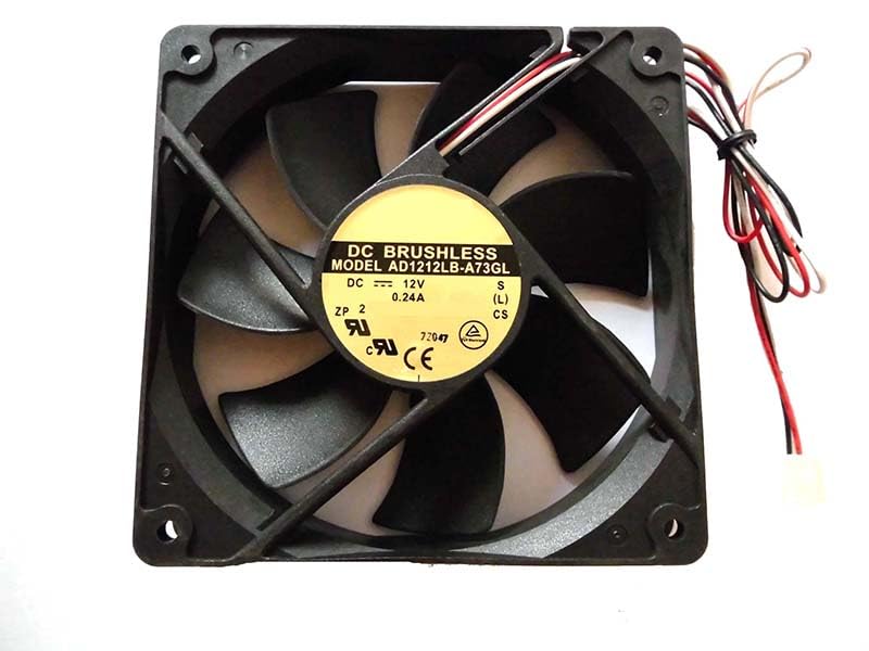 Ventilateur de refroidissement silencieux 12cm AD1212LB-A73GL 12V 0.24A