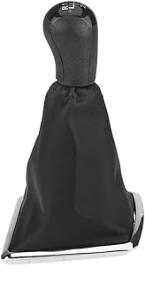 Botão de mudança de marcha, botão de engrenagem do carro, alavanca de mudança de marcha de 6 velocidades capa de bota de polaina para Ford Focus MK2 2004 2008