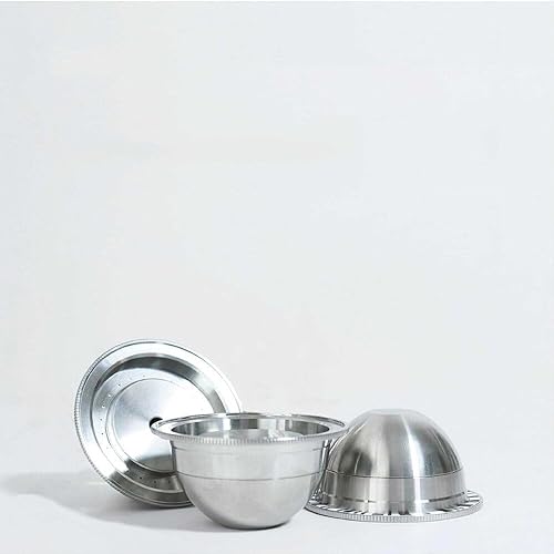 Miniatura 8 de Buziba Cápsulas de café reutilizables de acero inoxidable con filtro de cápsulas recargables para cuchara, kit de cepillo para máquina de café,