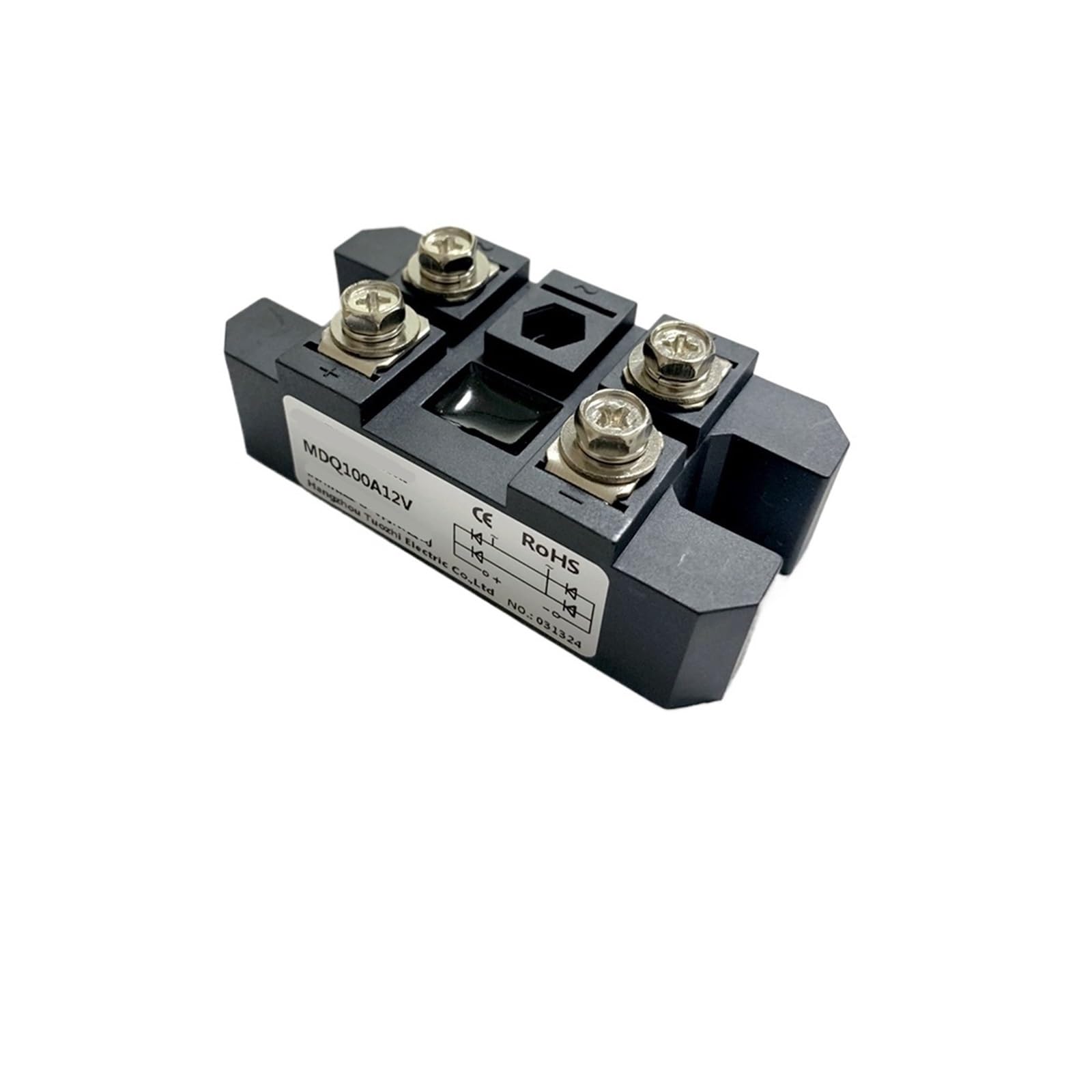 CLBSWYEJK Single Phase Rectifier Bridge Module AC to DC MDQ100A 12V 24V 36V 48V 60V 220V 1000V 1200V 1600V 1800V(MDQ100A 48V)