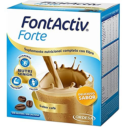Fontactiv Forte Sabor Café (14 Sobres X 30Grs) Suplemento Nutricional Para Adultos Y Mayores - 1 O 2 Sobres Al Día.