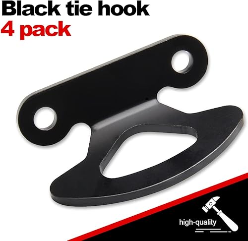 Miniatura 4 de Paquete de 4 ganchos de amarre, kits de ganchos interiores de cama de estructura de acero compatibles con Ford 2000-2017 (F-150 Styleside 2004-2017