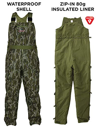 EHG Elite Sierra All Season Waterproof 3-N-1 Camo Hunting Bib with removable insulated liner (MO Bottomland, S) - Thumbnail 7