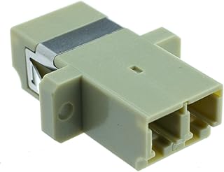 Cable Central LLC (10 Pack Fiber Optic Coupler, LC/LC Female, Duplex, Plastic Housing
