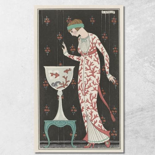 Robe d'intérieur George Barbier tableau gbb147 prêt à accrocher