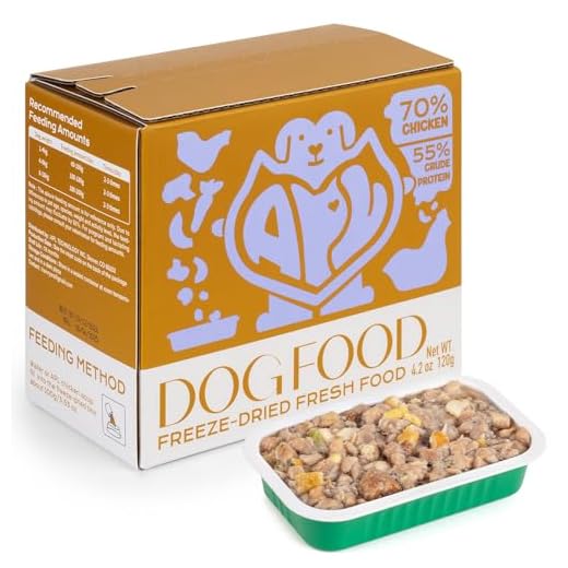APL Freeze-Dried Dog Food, 0.7oz x 6 Pack | 77% Fresh Meat, 70% Chicken, 55% Crude Protein, Pumpkin & Superfood Recipe | Supports Dental Health, Skin & Coat | Ready-to-Serve