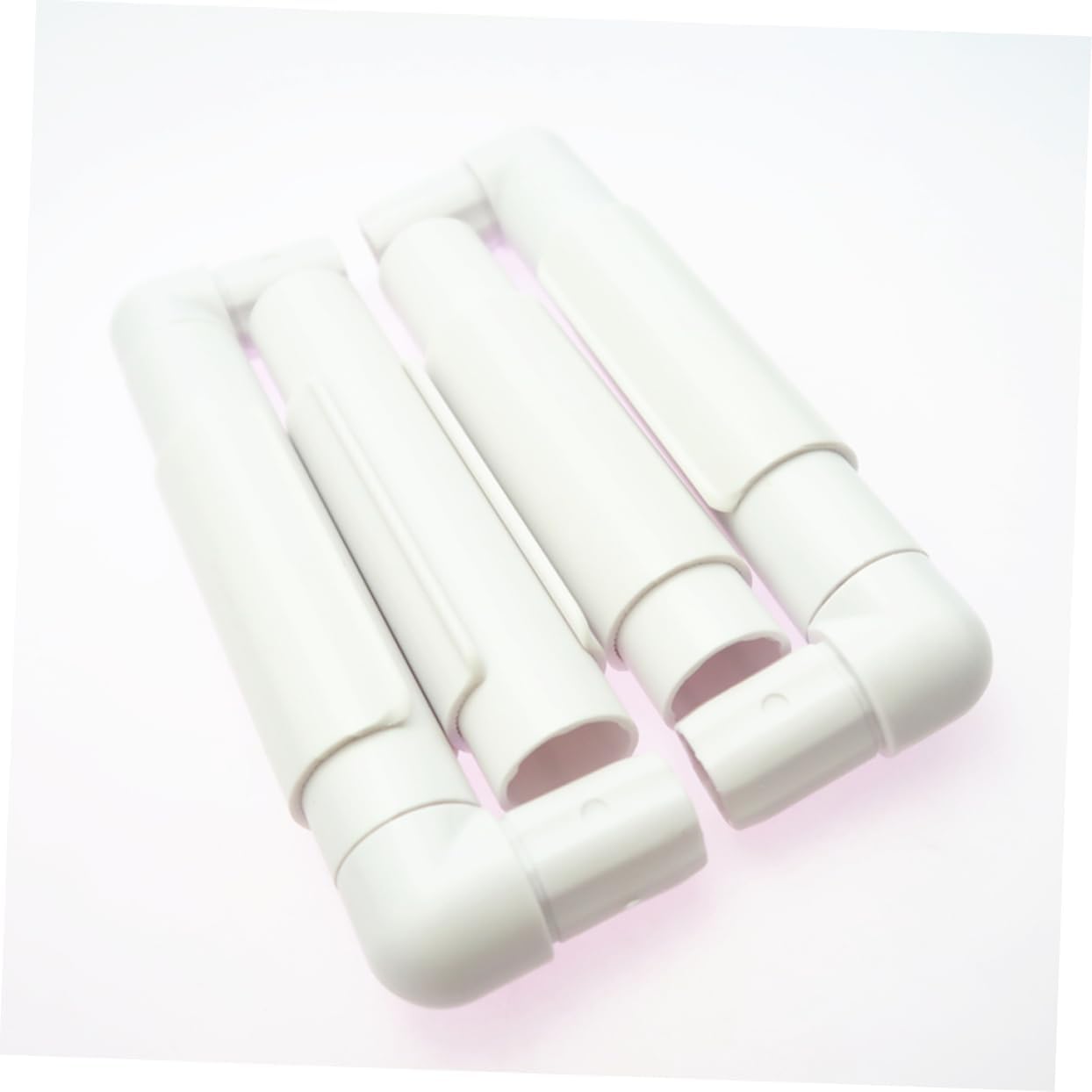 White Clamp Embroidery Frame for Quilting and Needlepoint Portable Plastic