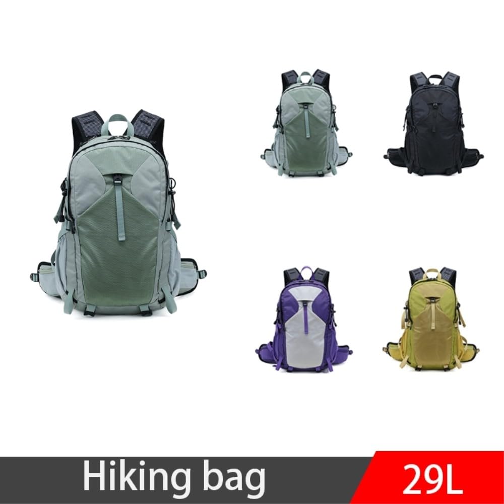 SMYDM Lekki plecak turystyczny z nawodnieniem pęcherza, duża pojemność, plecak na co dzień, do trekkingu na świeżym powietrzu, wodoodporny plecak dla mężczyzn i kobiet, kemping, podróż